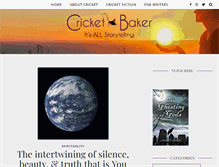 Tablet Screenshot of cricketbaker.com